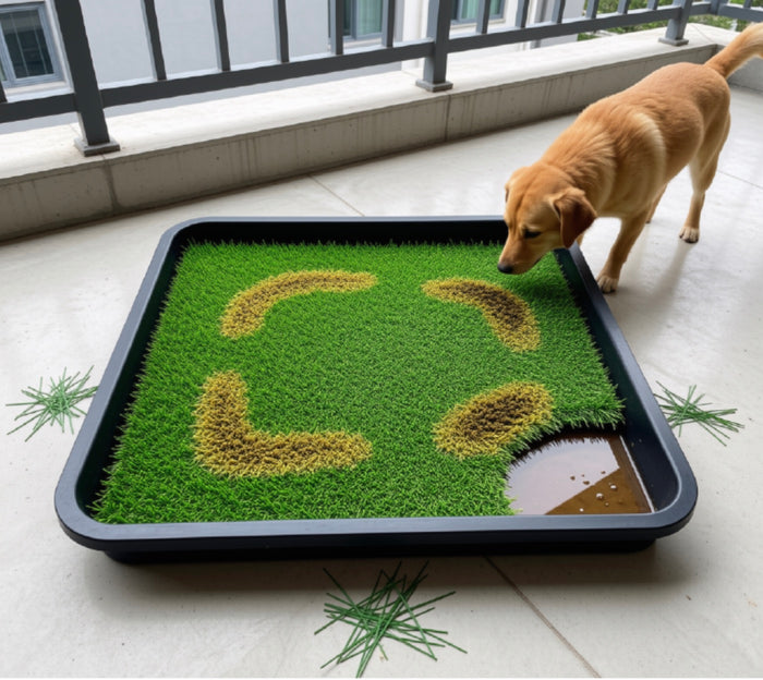 Fake grass trays
